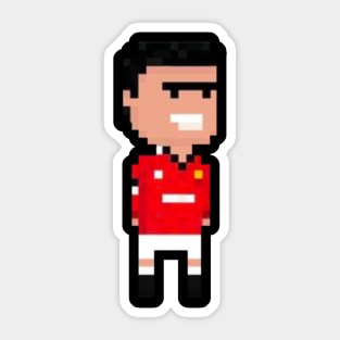 CANTONA 8 bit Sticker